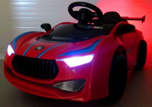 Vienvietis elektromobilis R-Sport Cabrio B5, raudonas kaina ir informacija | Elektromobiliai vaikams | pigu.lt