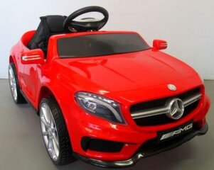 Vienvietis elektromobilis Mercedes GLA45, baltas kaina ir informacija | Elektromobiliai vaikams | pigu.lt