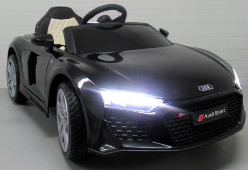 Vienvietis elektromobilis Audi R8 Sport, juodas kaina ir informacija | Elektromobiliai vaikams | pigu.lt