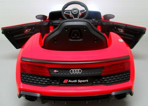 Vienvietis elektromobilis Audi R8 Sport, raudonas kaina ir informacija | Elektromobiliai vaikams | pigu.lt