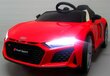 Vienvietis elektromobilis Audi R8 Sport, raudonas kaina ir informacija | Elektromobiliai vaikams | pigu.lt