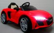 Vienvietis elektromobilis Audi R8 Sport, raudonas kaina ir informacija | Elektromobiliai vaikams | pigu.lt