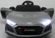 Vienvietis elektromobilis Audi R8 Sport, pilkas kaina ir informacija | Elektromobiliai vaikams | pigu.lt