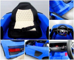Vienvietis elektromobilis Audi R8 Sport, mėlynas kaina ir informacija | Elektromobiliai vaikams | pigu.lt