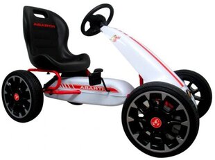 Minamas kartingas Abarth Whiite, baltas kaina ir informacija | Žaislai berniukams | pigu.lt