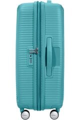 American Tourister большой чемодан Soundbox Spinner Expandable 77см,  Turquise Tonic L цена и информация | Чемоданы, дорожные сумки  | pigu.lt