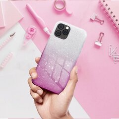 Shining корпус для Samsung Galaxy S23 Ultra, прозрачный/розовый цена и информация | Чехлы для телефонов | pigu.lt