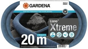 Комплект текстильного шланга Gardena Liano Xtreme 19 мм, 20 м цена и информация | Оборудование для полива | pigu.lt