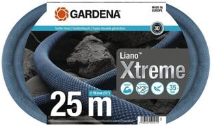 Комплект текстильных шлангов Gardena Liano™ Xtreme 19 мм, 25 м цена и информация | Оборудование для полива | pigu.lt