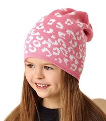 AJS детская шапка 346084 01, светло-розовый 346084*01-50/52 цена и информация | Шапки, перчатки, шарфы для девочек | pigu.lt