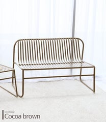 Садовая скамейка Novelly Home MC19323D, светло-коричневый цвет цена и информация | Садовые скамейки | pigu.lt