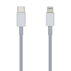 Aisens, USB-C/Lightning, 1 m kaina ir informacija | Kabeliai ir laidai | pigu.lt