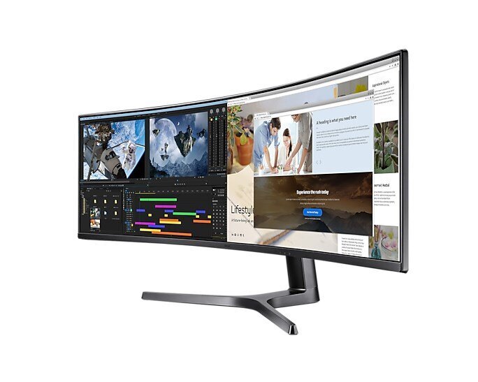 Samsung Odyssey LC49RG90SSPXEN kaina ir informacija | Monitoriai | pigu.lt