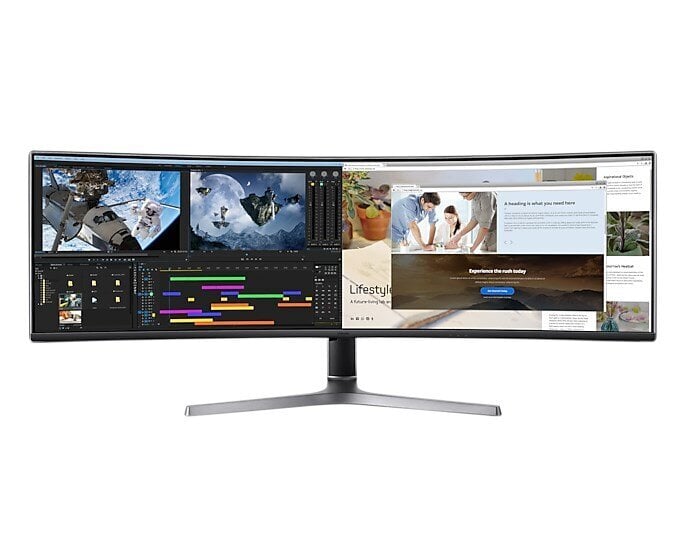 Samsung Odyssey LC49RG90SSPXEN kaina ir informacija | Monitoriai | pigu.lt