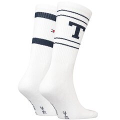 Th men sock 2p sport patch tommy hilfiger for men's white 701222630001 701222630001 цена и информация | Мужские носки | pigu.lt