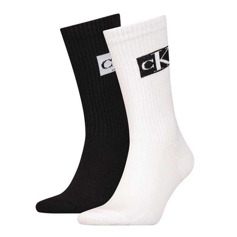 Calvin Klein kojinės vyrams 701223260001, baltos, 2 poros kaina ir informacija | Vyriškos kojinės | pigu.lt