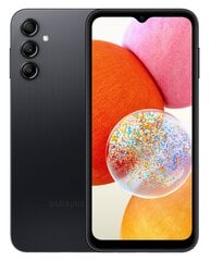 Samsung Galaxy A14 4G 4/64GB Black SM-A145RZKUEUE цена и информация | Samsung Мобильные телефоны и аксессуары | pigu.lt