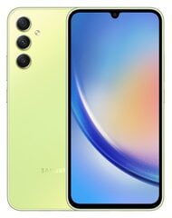 Samsung Galaxy A34 5G 6/128GB Light Green SM-A346BLGAEUE цена и информация | Мобильные телефоны | pigu.lt