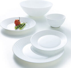 Блюдо для десертов Luminarc Pampille Белый Cтекло (19 cm) (24 штук) цена и информация | Посуда, тарелки, обеденные сервизы | pigu.lt