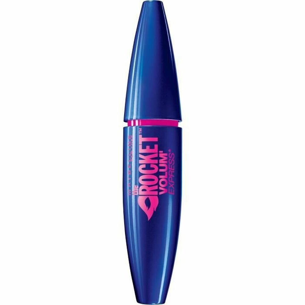 Blakstienų tušas Maybelline The Rocket Volum' Express Black, 9,5 ml цена и информация | Akių šešėliai, pieštukai, blakstienų tušai, serumai | pigu.lt