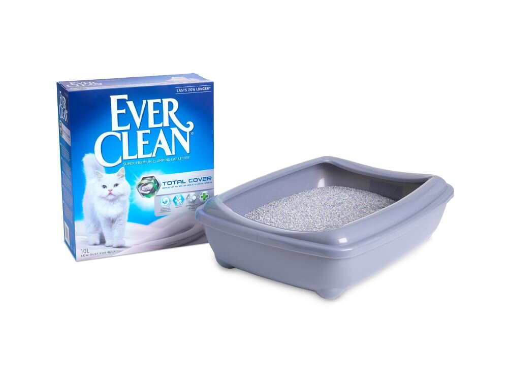 Kačių kraikas EverClean Total Cover, 10 L kaina ir informacija | Kraikas katėms | pigu.lt