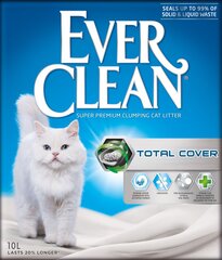 Наполнители для котов EverClean Total Cover, 10 л цена и информация | Наполнитель для кошек | pigu.lt