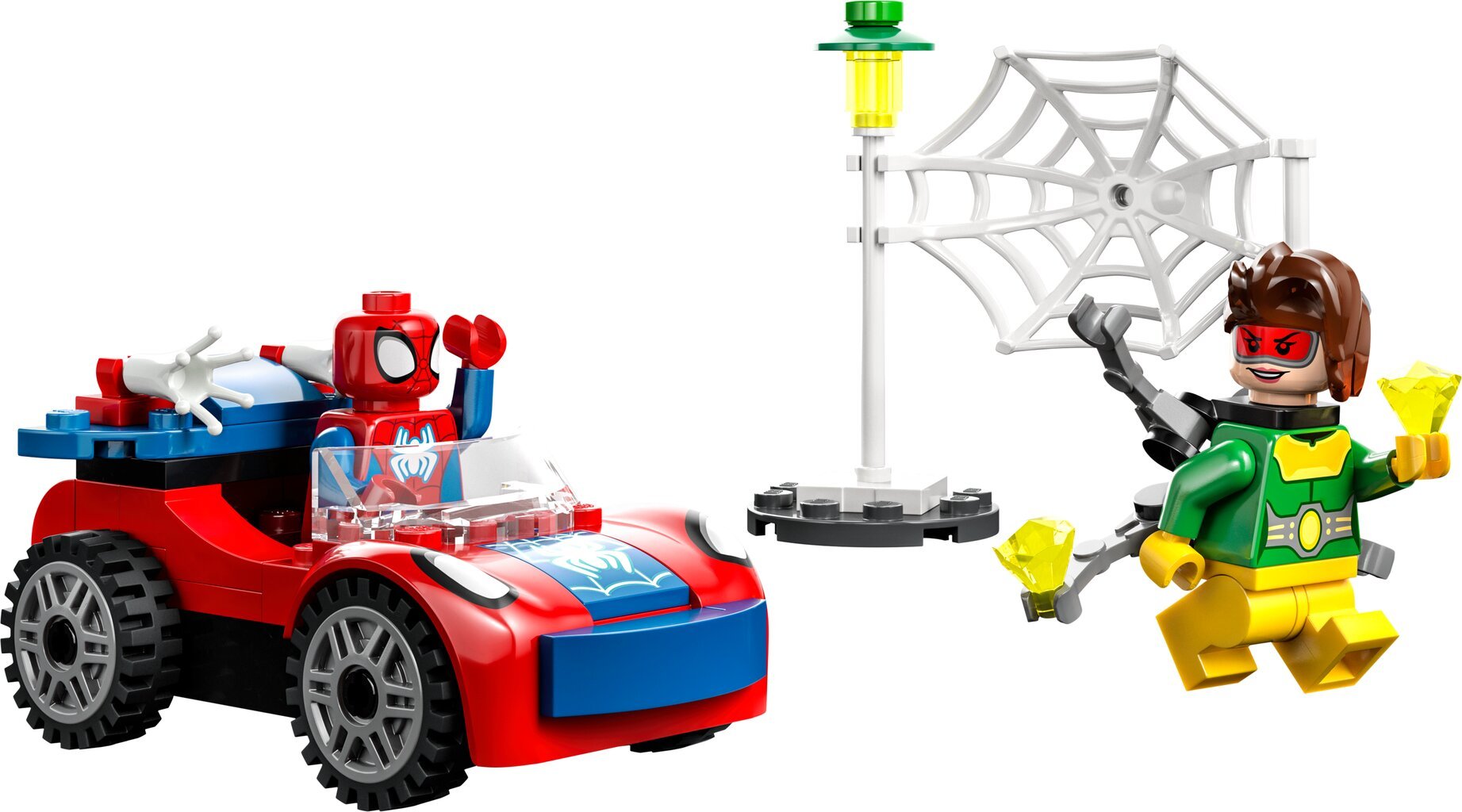 10789 LEGO® Marvel Žmogaus voro automobilis ir Daktaras Aštuonkojis kaina ir informacija | Konstruktoriai ir kaladėlės | pigu.lt