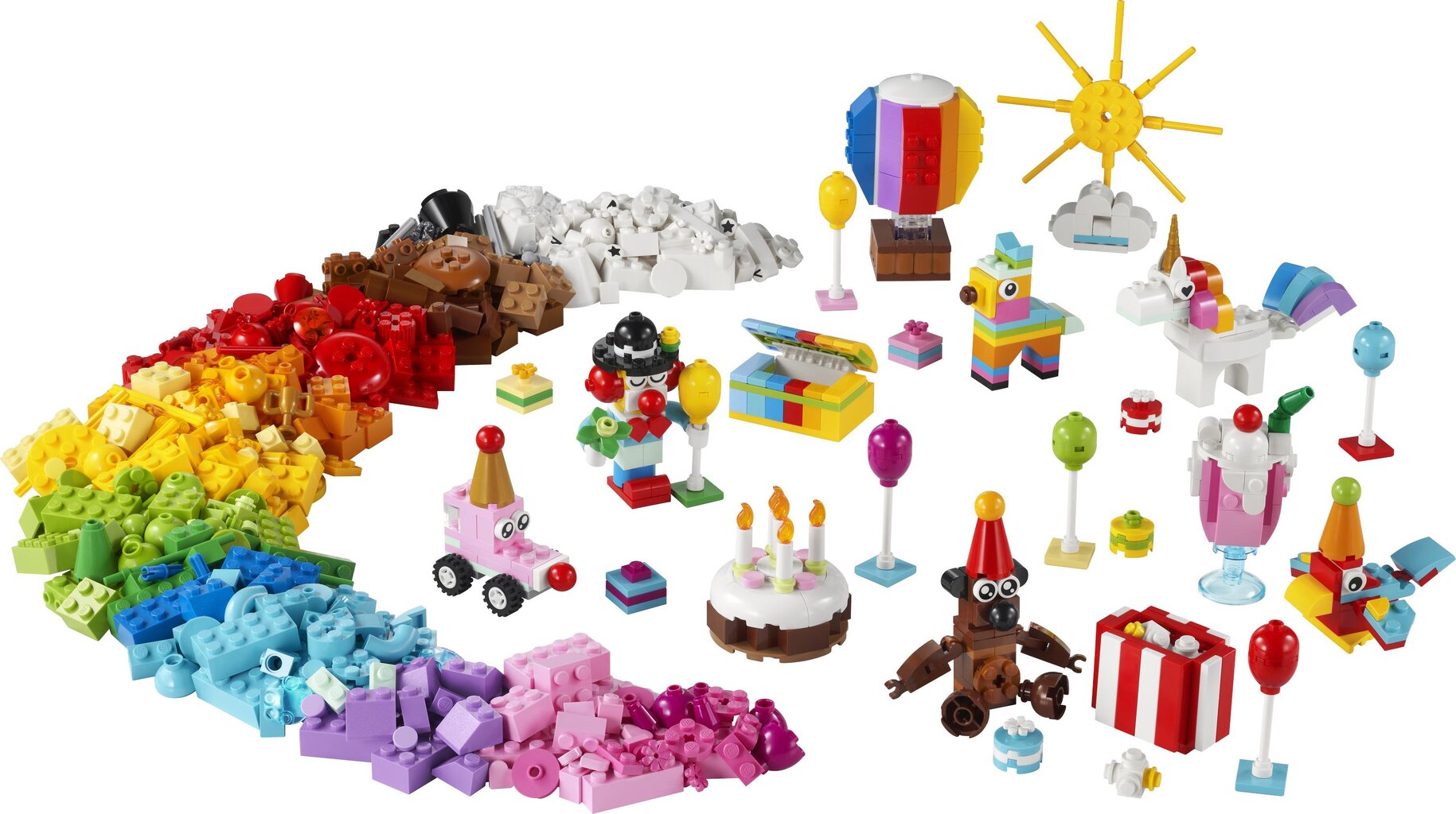 11029 LEGO® Classic Kūrybiška vakarėlio dėžutė kaina ir informacija | Konstruktoriai ir kaladėlės | pigu.lt