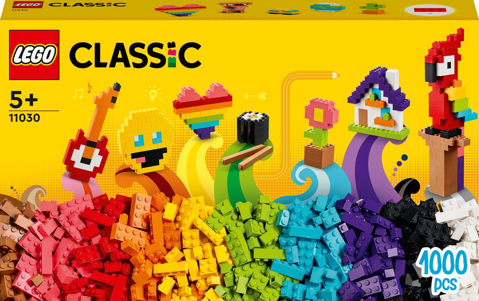 11030 LEGO® Classic Daugybė kaladėlių kaina ir informacija | Konstruktoriai ir kaladėlės | pigu.lt