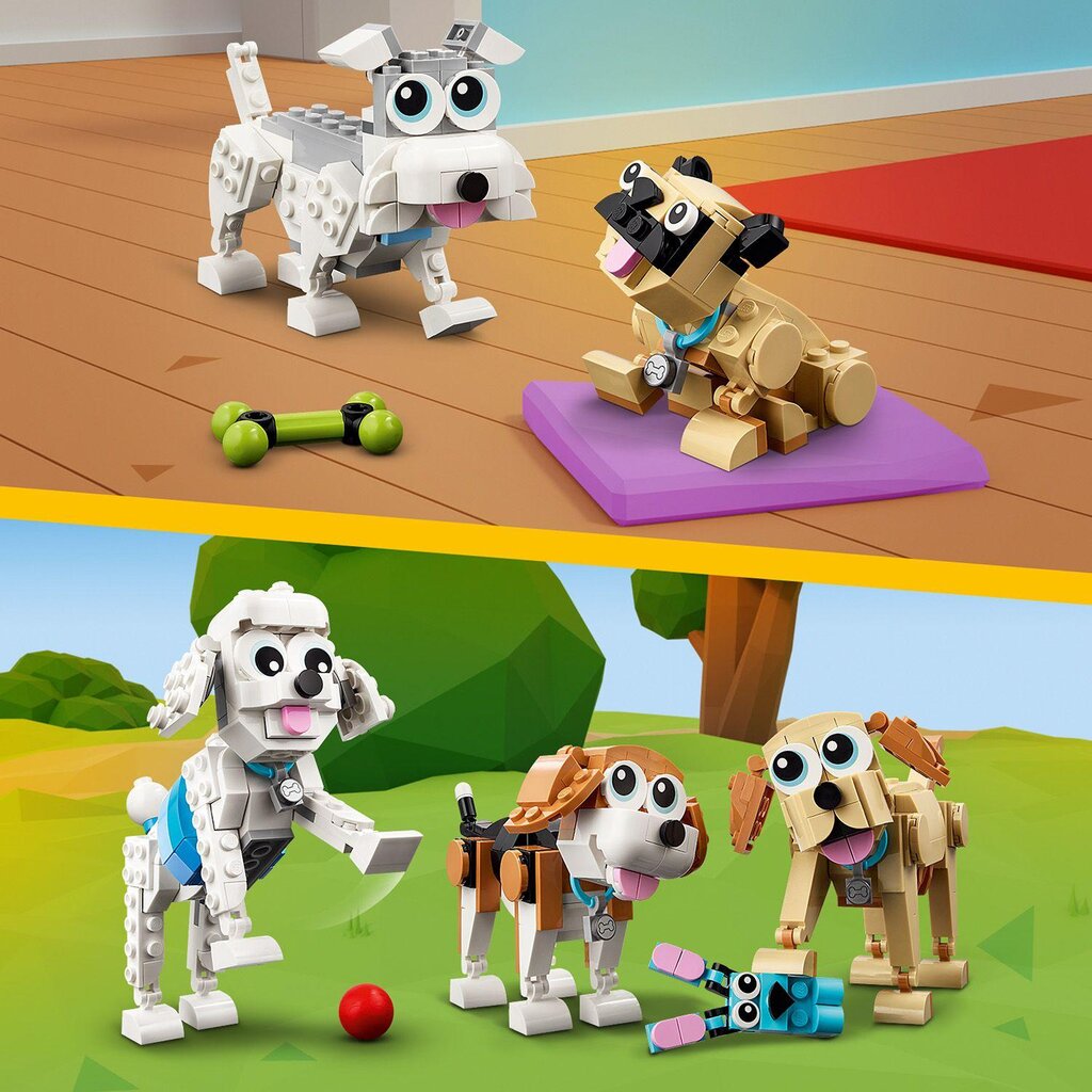 31137 LEGO® Creator Žavūs šunys kaina ir informacija | Konstruktoriai ir kaladėlės | pigu.lt