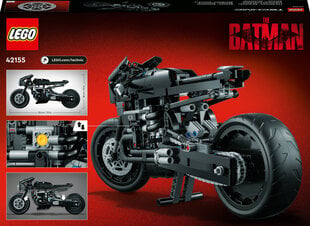 42155 LEGO® Technic THE BATMAN – BATCYCLE цена и информация | Конструкторы и кубики | pigu.lt