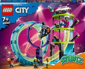 60361 LEGO® City Didžiausias motociklininkų kaskadininkų iššūkis kaina ir informacija | Konstruktoriai ir kaladėlės | pigu.lt