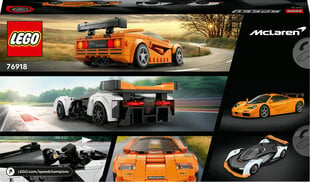 76918 LEGO® Speed Champions McLaren Solus GT и McLaren F1 LM цена и информация | Конструкторы и кубики | pigu.lt