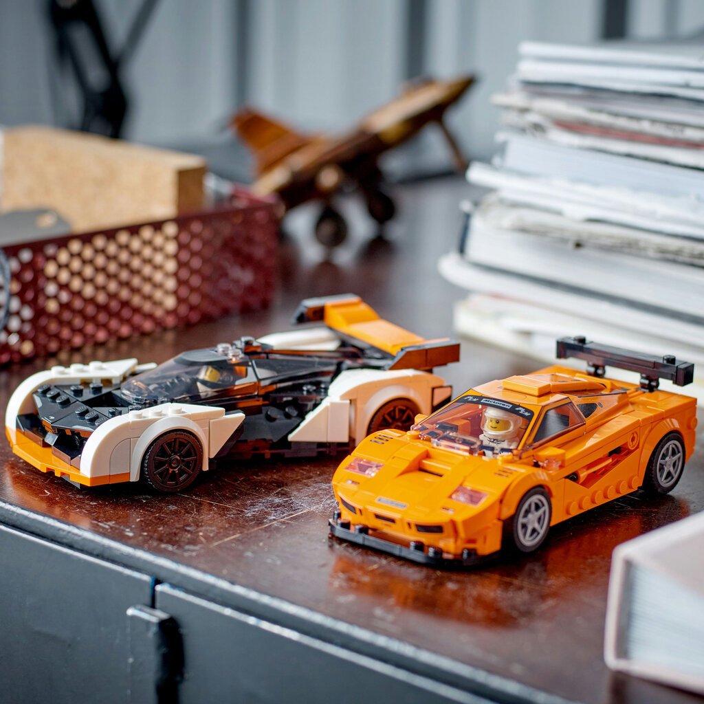 76918 LEGO® Speed Champions McLaren Solus GT ir McLaren F1 LM цена и информация | Konstruktoriai ir kaladėlės | pigu.lt