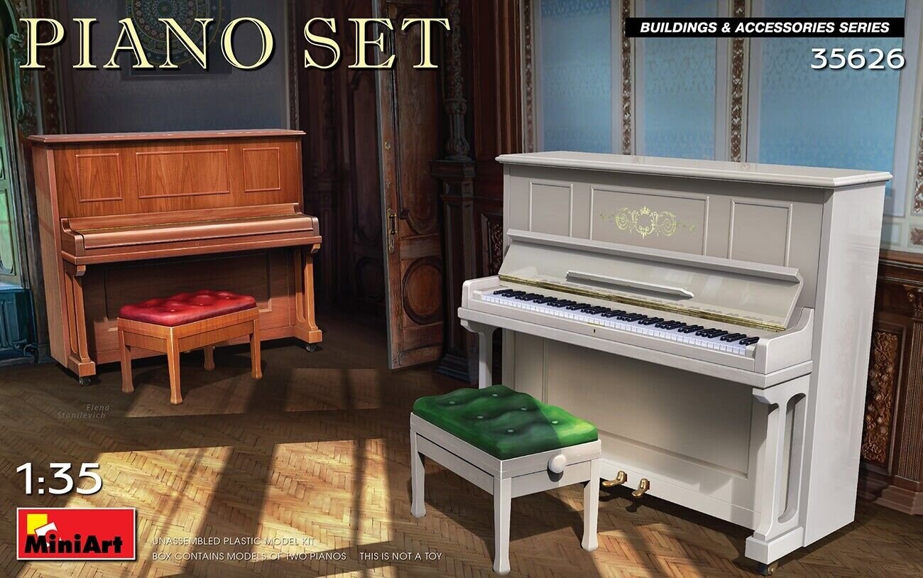 Klijuojamas Modelis MiniArt 35626 Piano Set 1/35 kaina ir informacija | Klijuojami modeliai | pigu.lt