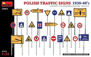 Klijuojamas Modelis MiniArt 35664 Polish Traffic Signs 1930-40’s 1/35 цена и информация | Склеиваемые модели | pigu.lt