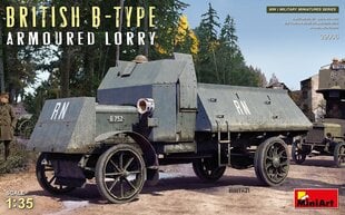 Klijuojamas Modelis MiniArt 39006 British B-Type Armoured Lorry 1/35 kaina ir informacija | Klijuojami modeliai | pigu.lt