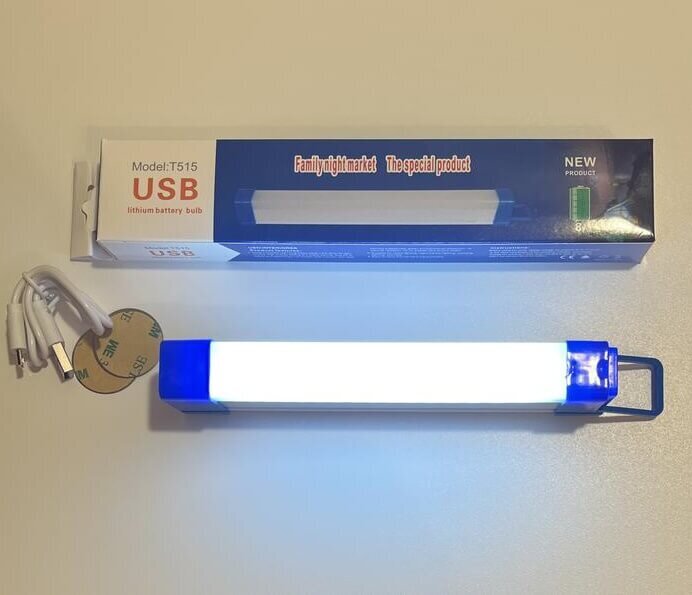 Šviestuvas, įkraunamas USB, 1 vnt kaina ir informacija | Žibintuvėliai, prožektoriai | pigu.lt