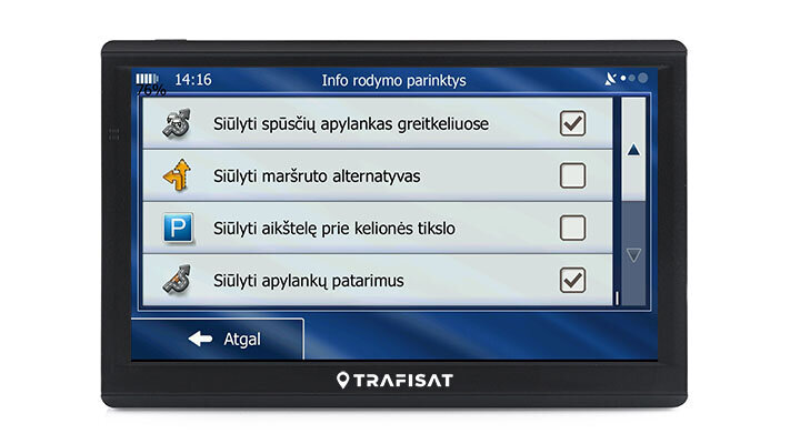 Navigacija Trafisat CW721S Truck TMC Live цена и информация | GPS navigacijos | pigu.lt