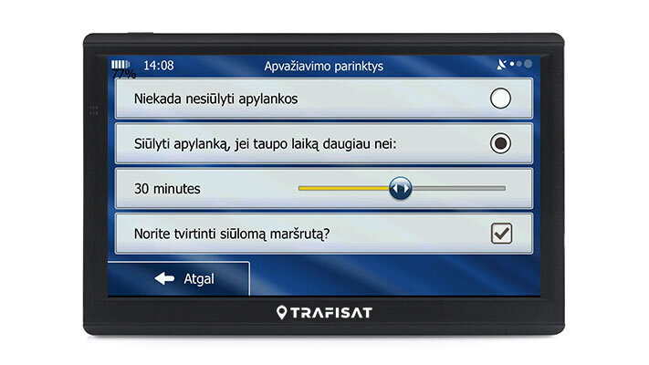 Navigacija Trafisat CW721S Truck TMC Live цена и информация | GPS navigacijos | pigu.lt