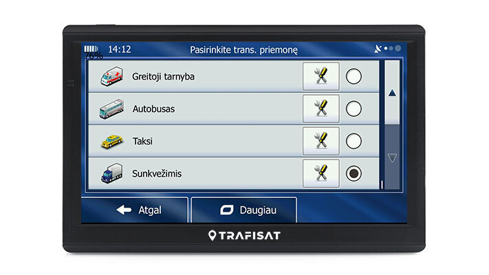 Navigacija Trafisat CW721S Truck TMC Live цена и информация | GPS navigacijos | pigu.lt