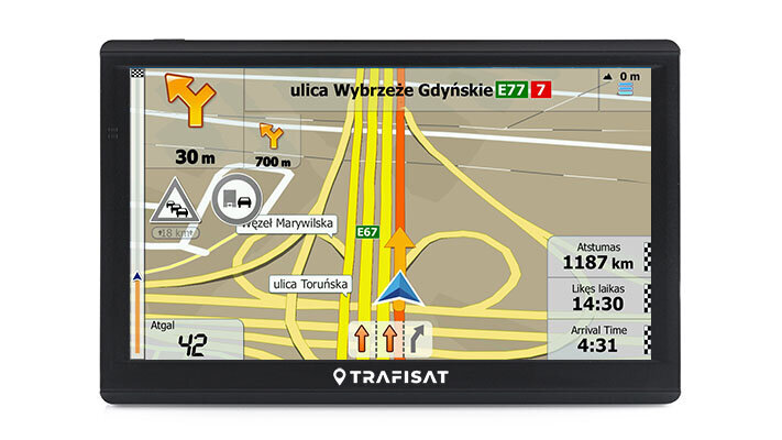Navigacija Trafisat CW721S Truck TMC Live цена и информация | GPS navigacijos | pigu.lt