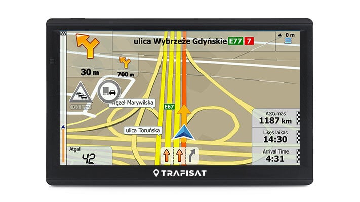 Navigacija Trafisat CW7277 Truck TMC Live kaina ir informacija | GPS navigacijos | pigu.lt