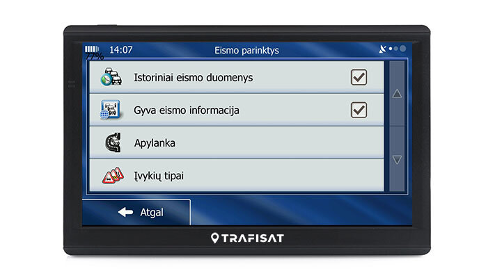 Navigacija Trafisat CW7277 Truck TMC Live kaina ir informacija | GPS navigacijos | pigu.lt