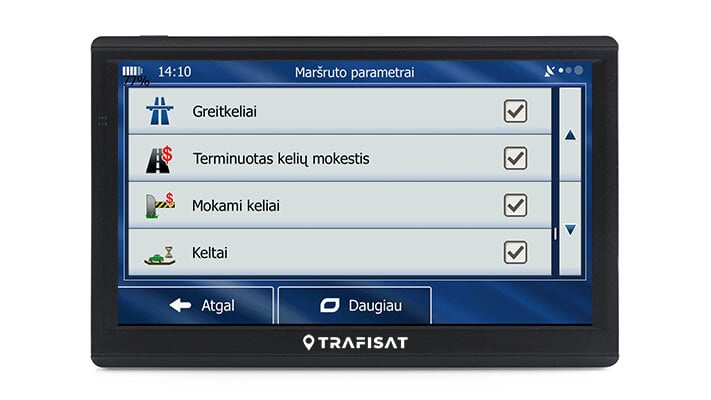 Navigacija Trafisat CW7277 Truck TMC Live kaina ir informacija | GPS navigacijos | pigu.lt