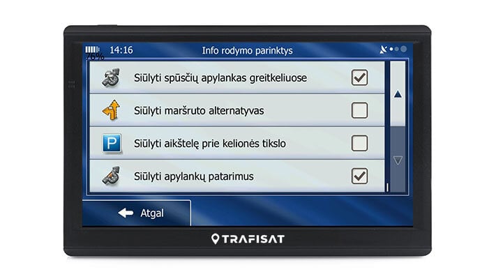 Navigacija Trafisat CW7277 Truck TMC Live kaina ir informacija | GPS navigacijos | pigu.lt