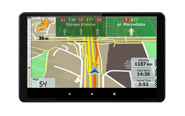 Planšetinė navigacija Lenovo M8 HD LTE Truck kaina ir informacija | GPS navigacijos | pigu.lt