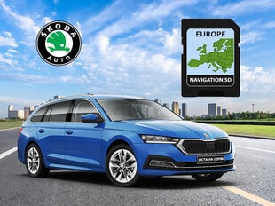 Navigacijos kortelė Škoda RNS Amundsen Plus EU Central-West цена и информация | GPS навигаторы | pigu.lt