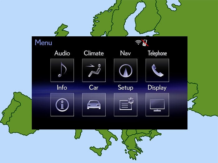 Navigacijos kortelė Lexus Premium Europe kaina ir informacija | GPS navigacijos | pigu.lt