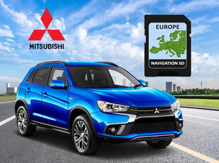 Navigacijos kortelė Mitsubishi MMCS SD W11, W12 EU цена и информация | GPS навигаторы | pigu.lt
